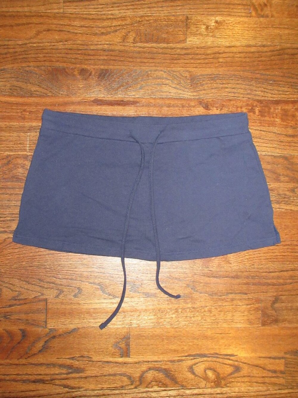 Edikted Bayside Slitted Micro Skort Navy Size L